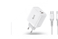 DK Power 65W GaN Fast Charger + 100W Cable (White)